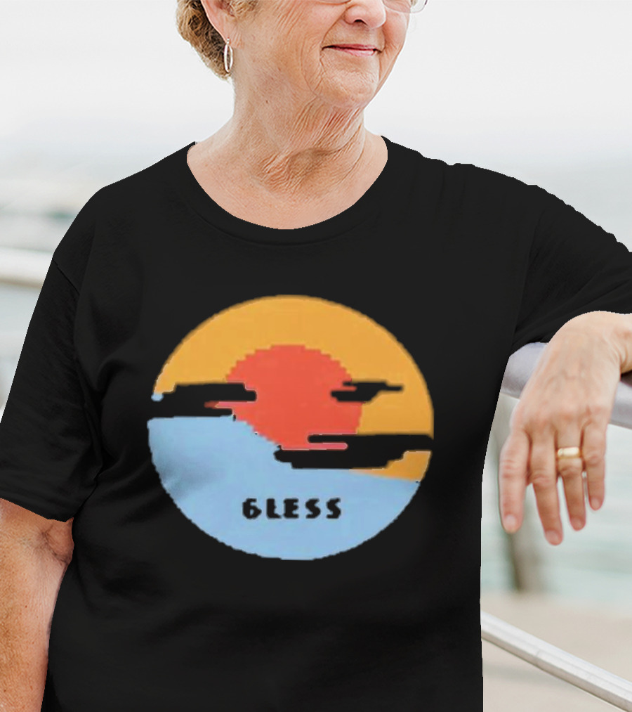 Pixel Sunset Six Less T-Shirt