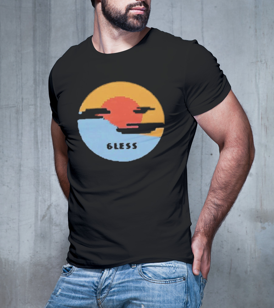 Pixel Sunset Six Less T-Shirt