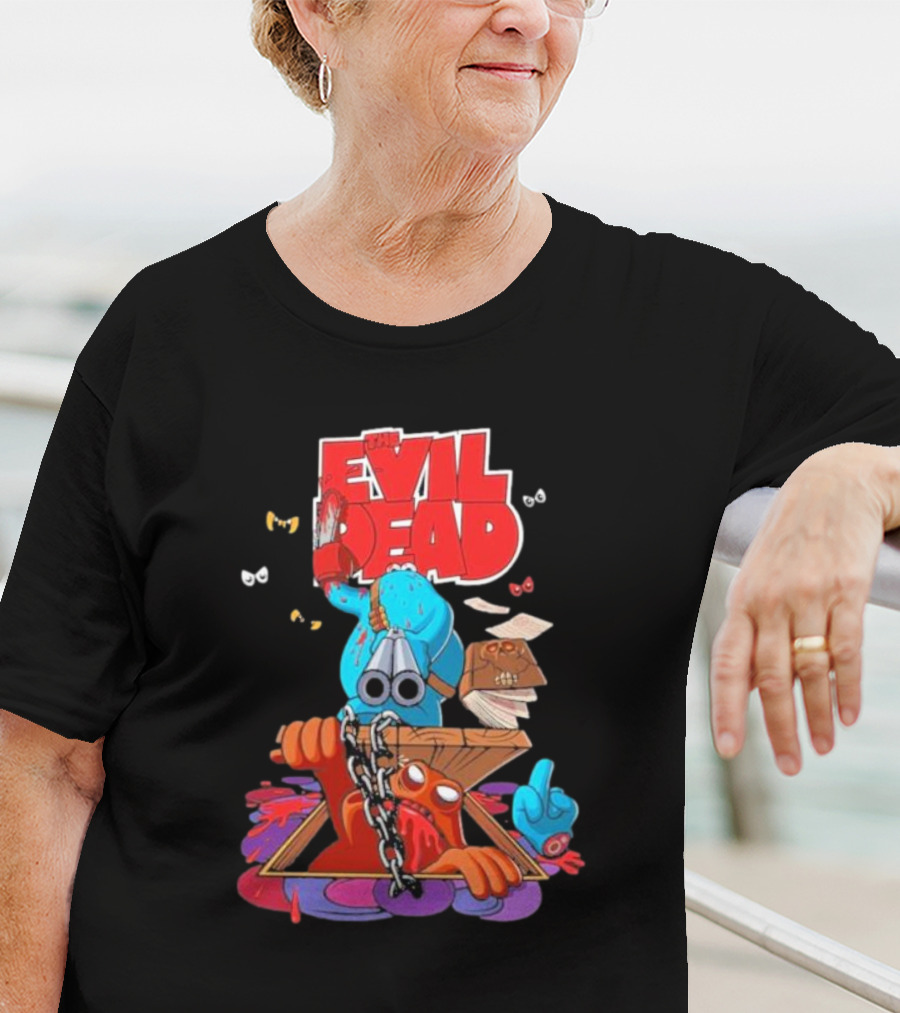 Evil Dead Deadites Trapdoor Comic T-Shirt