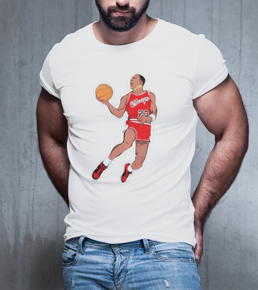 Slam Dunk From The Goat Chicago 23 Basketball Legend T-Shirt