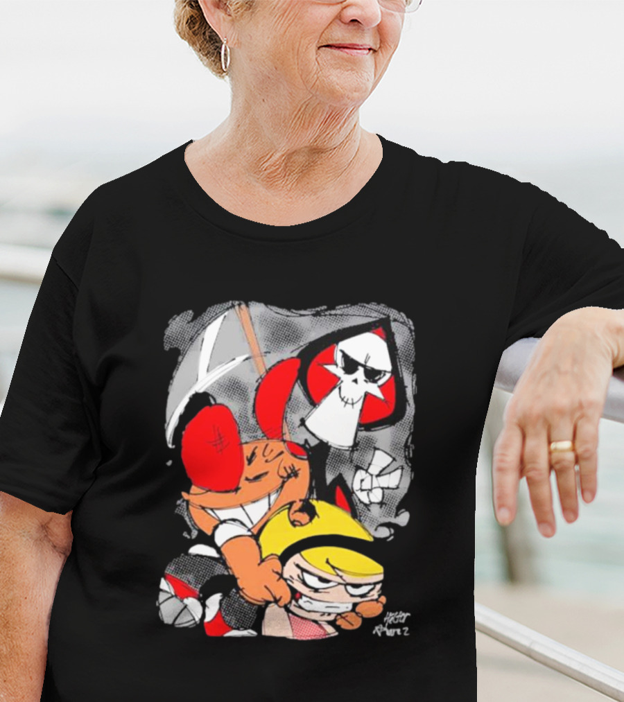 Grim Adventures Billy Mandy Cartoon Network Fan Art Freddy Ramirez T-Shirt