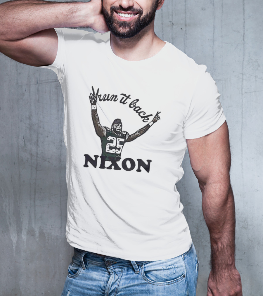 Campeche Collective Run It Back Nixon Victory Pose 25 T-Shirt