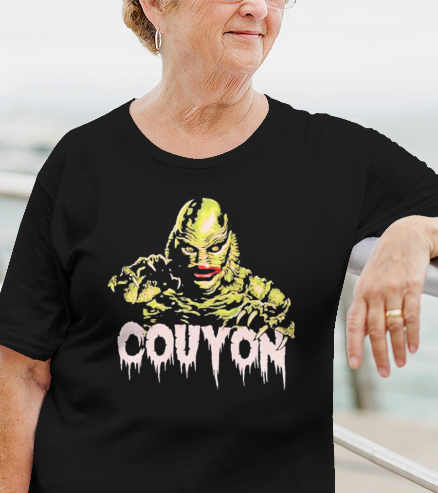 Couyon Cajun Monster From The Deep Swamp Creature T-Shirt