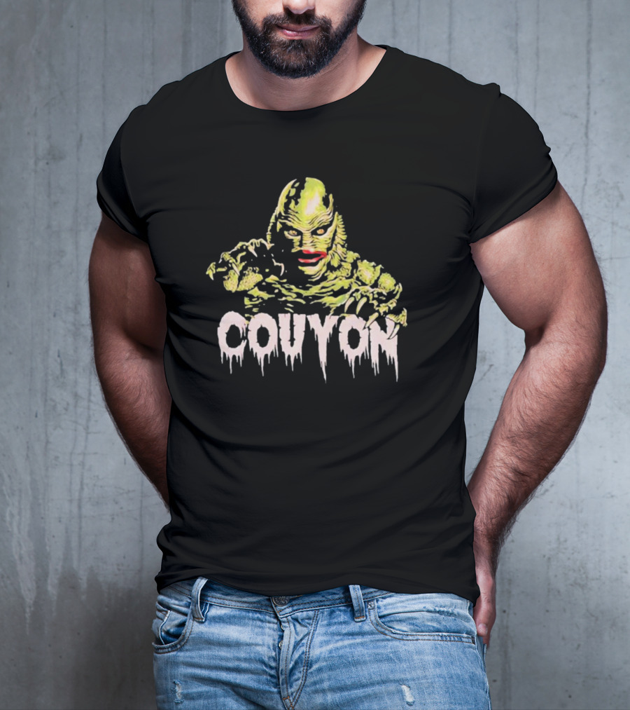 Couyon Cajun Monster From The Deep Swamp Creature T-Shirt