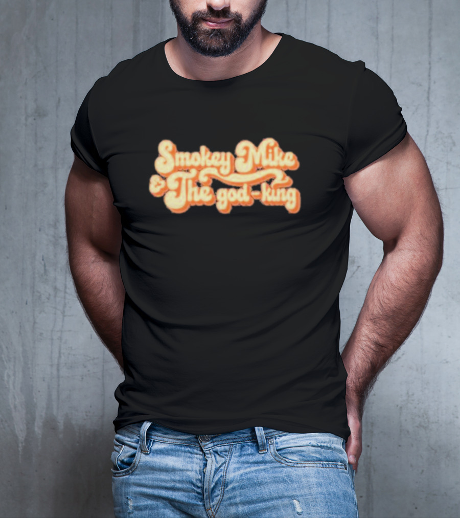 Dailywire Smokey Mike And The God-king Retro Script T-Shirt
