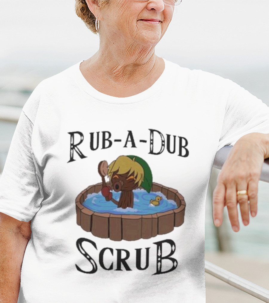 Rub-A-Dub Scrub Deku Tree Bath With Rubber Duck T-Shirt