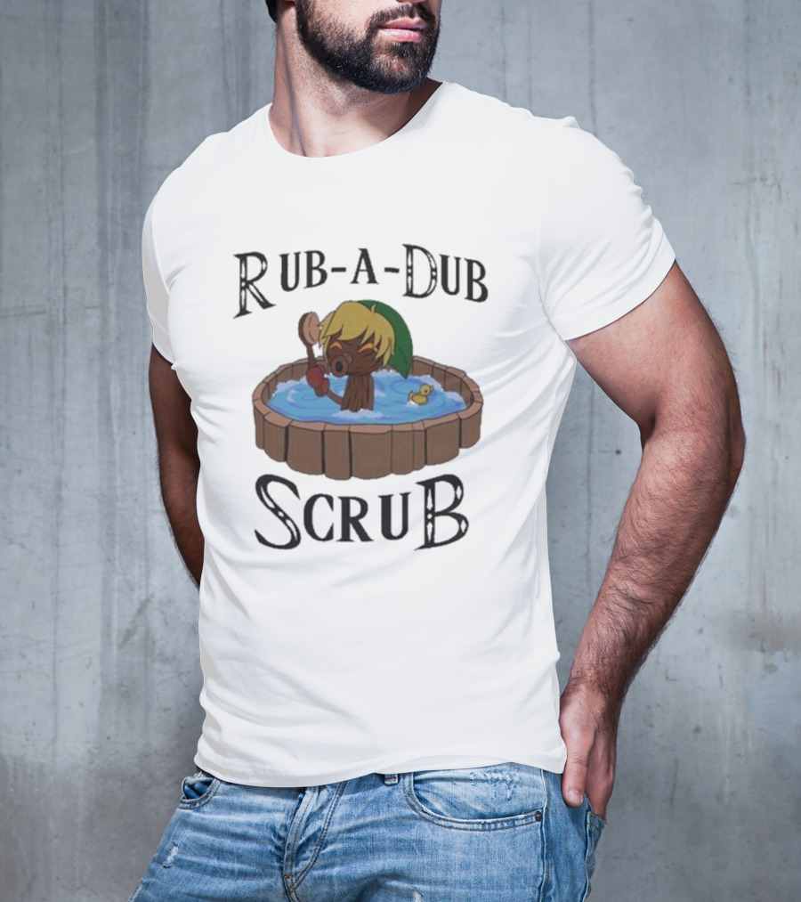 Rub-A-Dub Scrub Deku Tree Bath With Rubber Duck T-Shirt