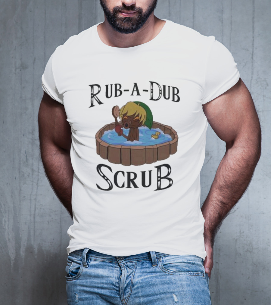 Rub-A-Dub Scrub Deku Tree Bath With Rubber Duck T-Shirt