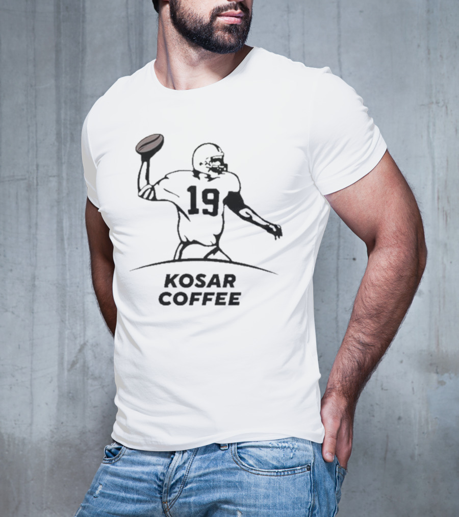 Bernie Kosar 19 Kosar Coffee Football Player T-Shirt