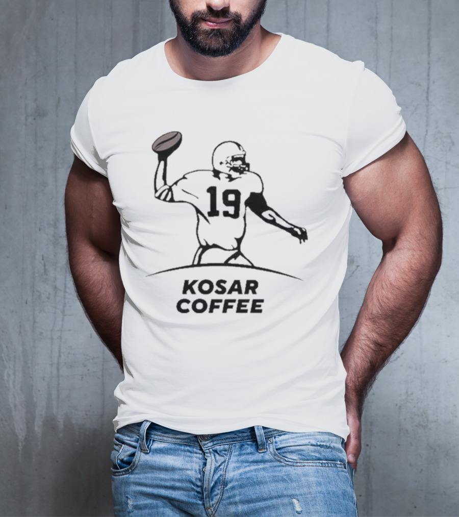 Bernie Kosar 19 Kosar Coffee Football Player T-Shirt