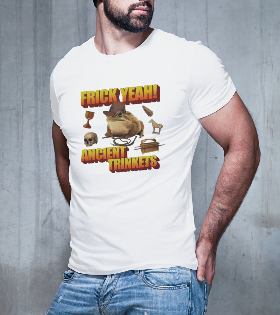 Frick Yeah Cowboy Frog Ancient Trinkets T-Shirt