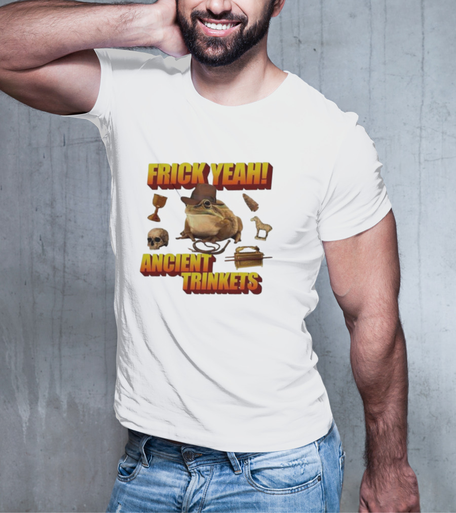 Frick Yeah Cowboy Frog Ancient Trinkets T-Shirt
