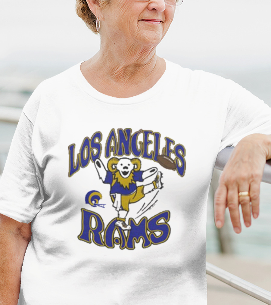 Los Angeles Rams Dancing Mascot Football Vintage Homage T-Shirt