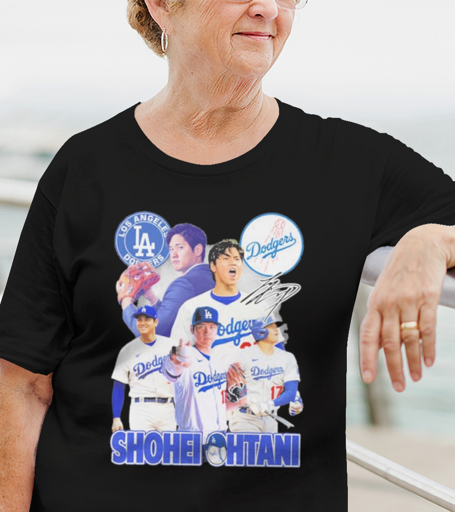 Los Angeles Dodgers Shohei Ohtani Dodger Stadium Arrival T-Shirt