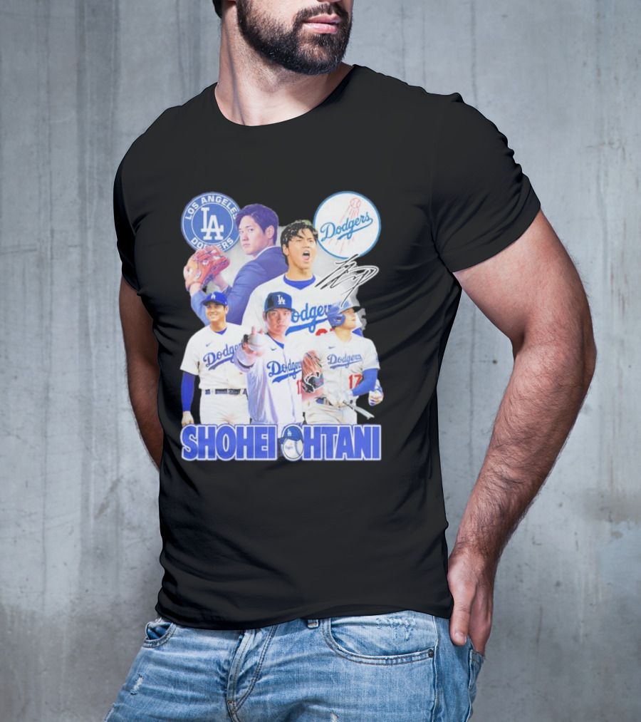 Los Angeles Dodgers Shohei Ohtani Dodger Stadium Arrival T-Shirt