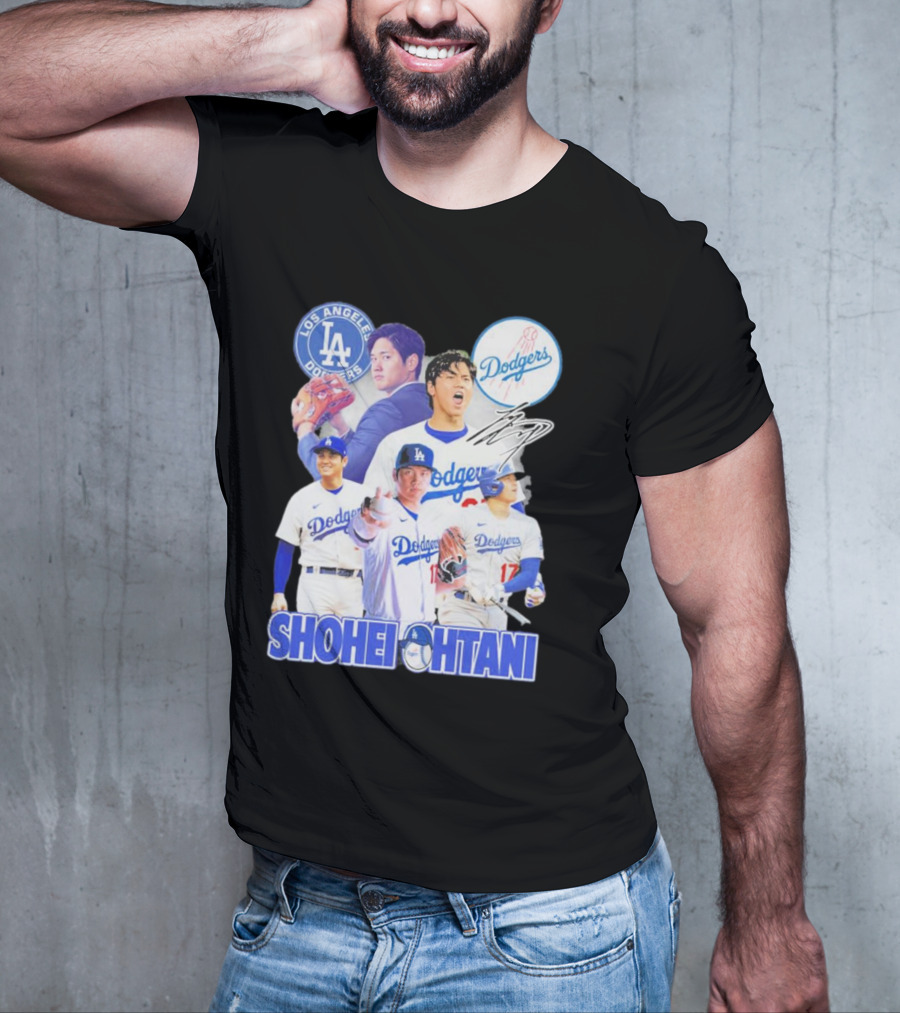 Los Angeles Dodgers Shohei Ohtani Dodger Stadium Arrival T-Shirt