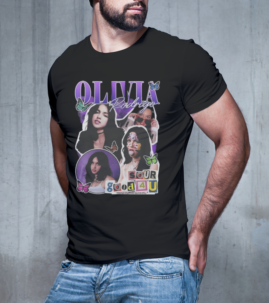 Olivia Rodrigo Sour Good 4 U Butterfly T-Shirt