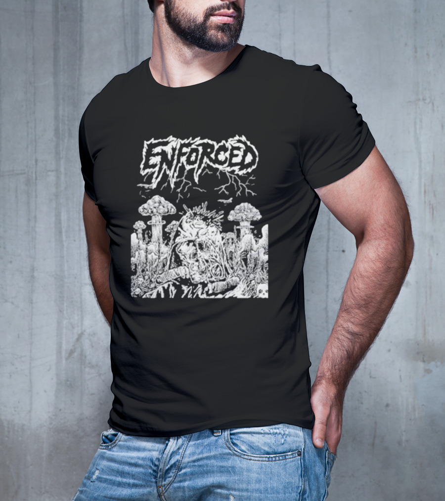 Enforced UXO Apocalyptic Skull Explosions T-Shirt