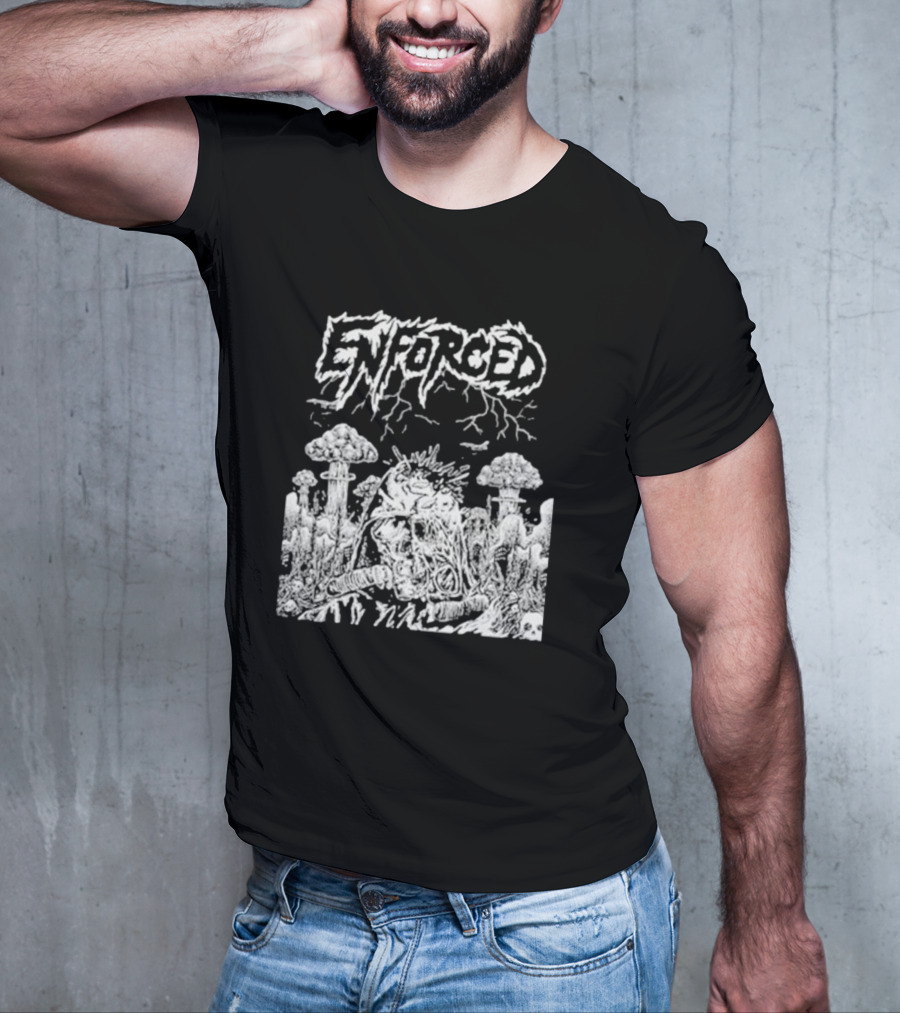 Enforced UXO Apocalyptic Skull Explosions T-Shirt