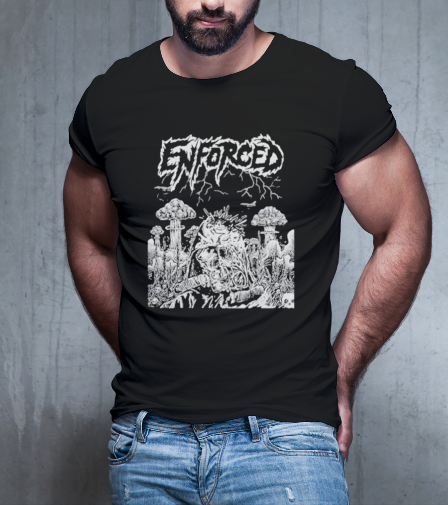 Enforced UXO Apocalyptic Skull Explosions T-Shirt