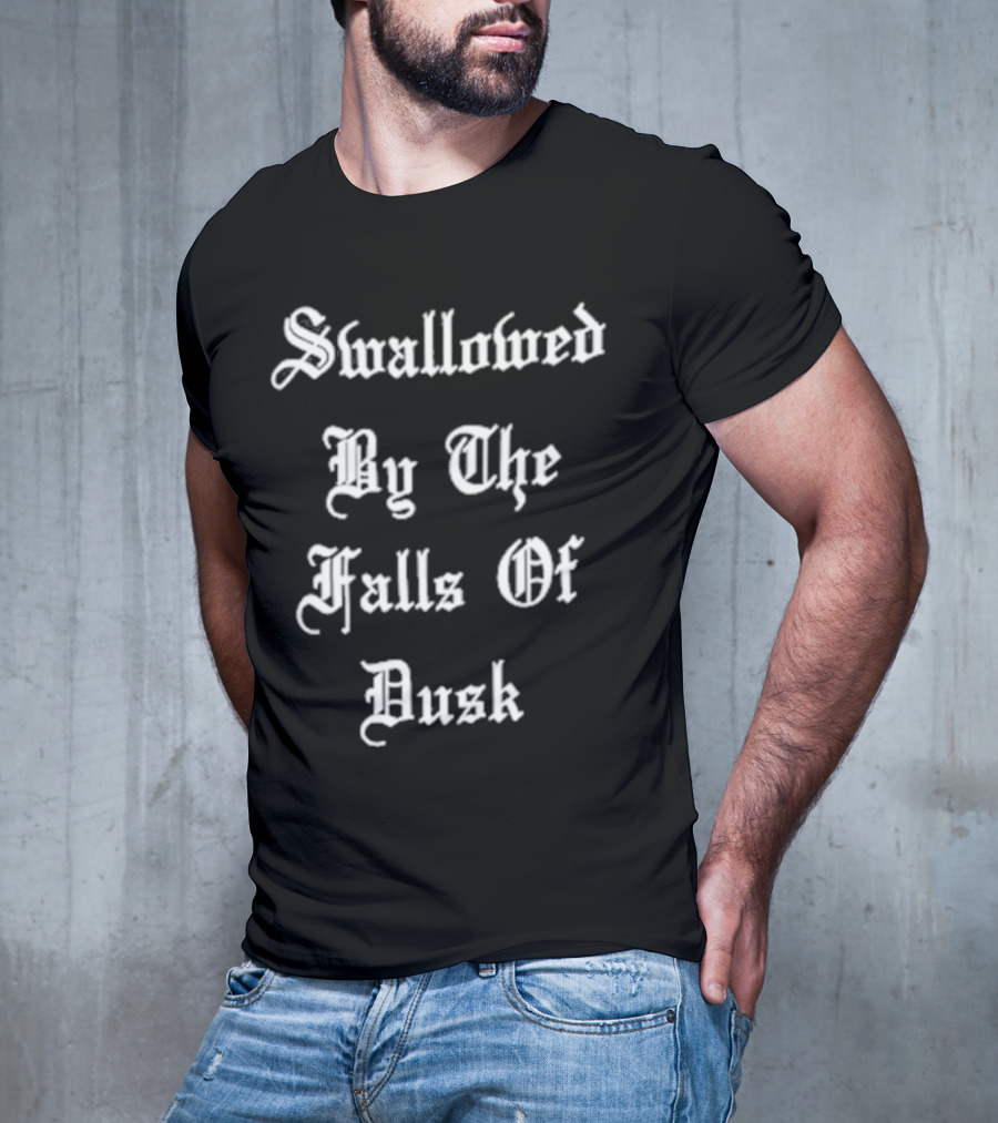 Swallowed By The Falls Of Dusk Darkness Journeys T-Shirt