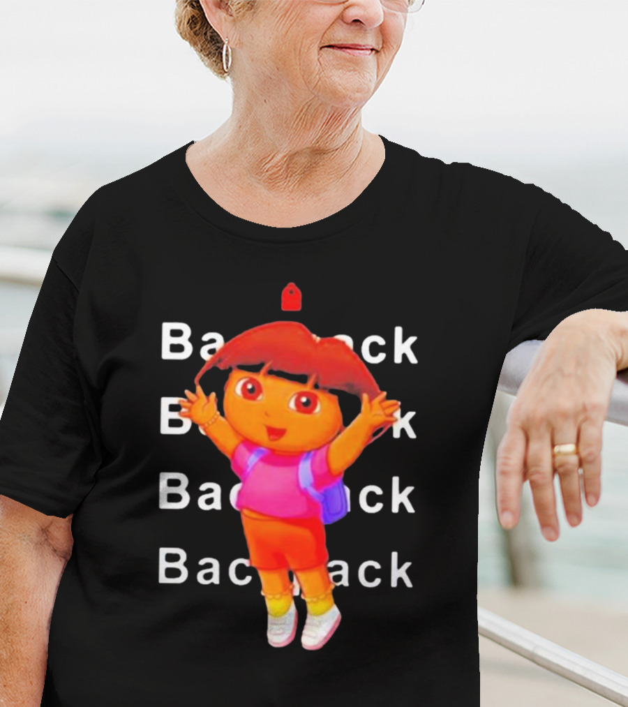 Dora Backpack Adventures Playful Youthful T-Shirt
