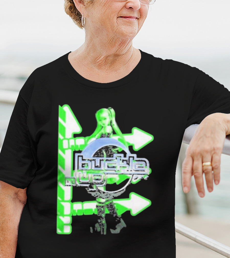 Buckle On Up Quality Spx6900 Green Arrows T-Shirt