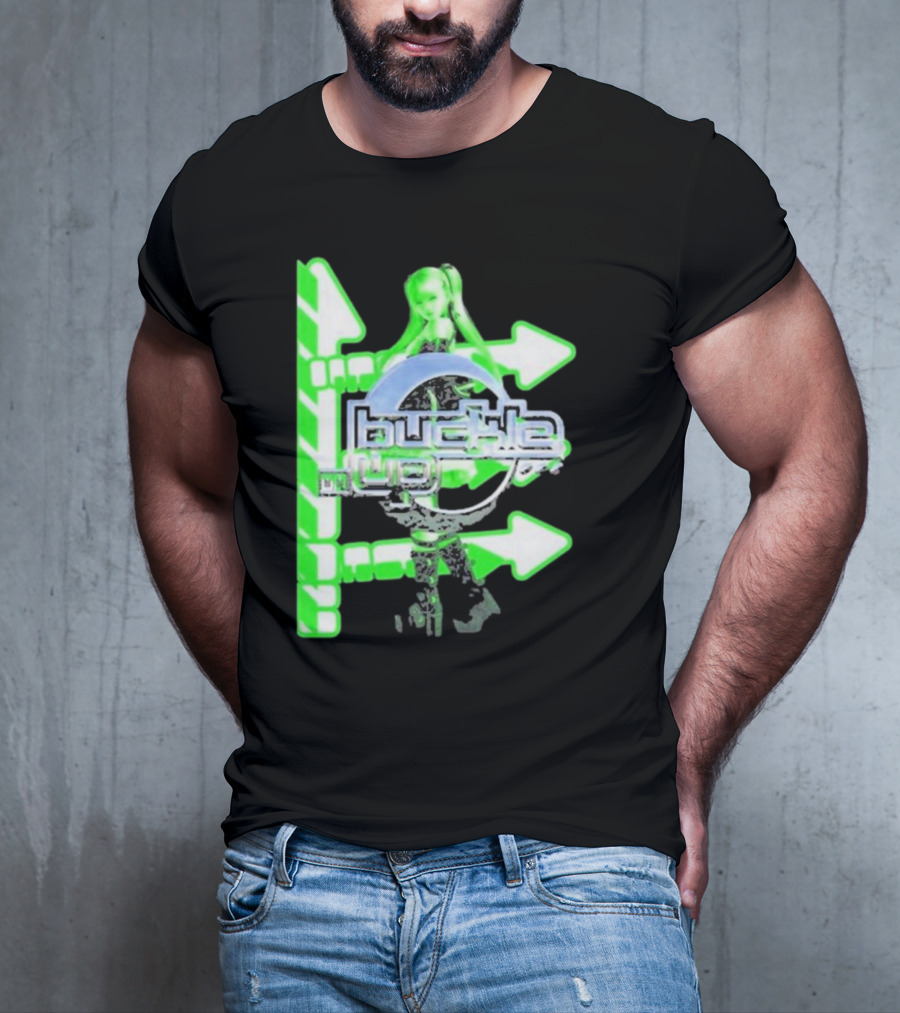 Buckle On Up Quality Spx6900 Green Arrows T-Shirt