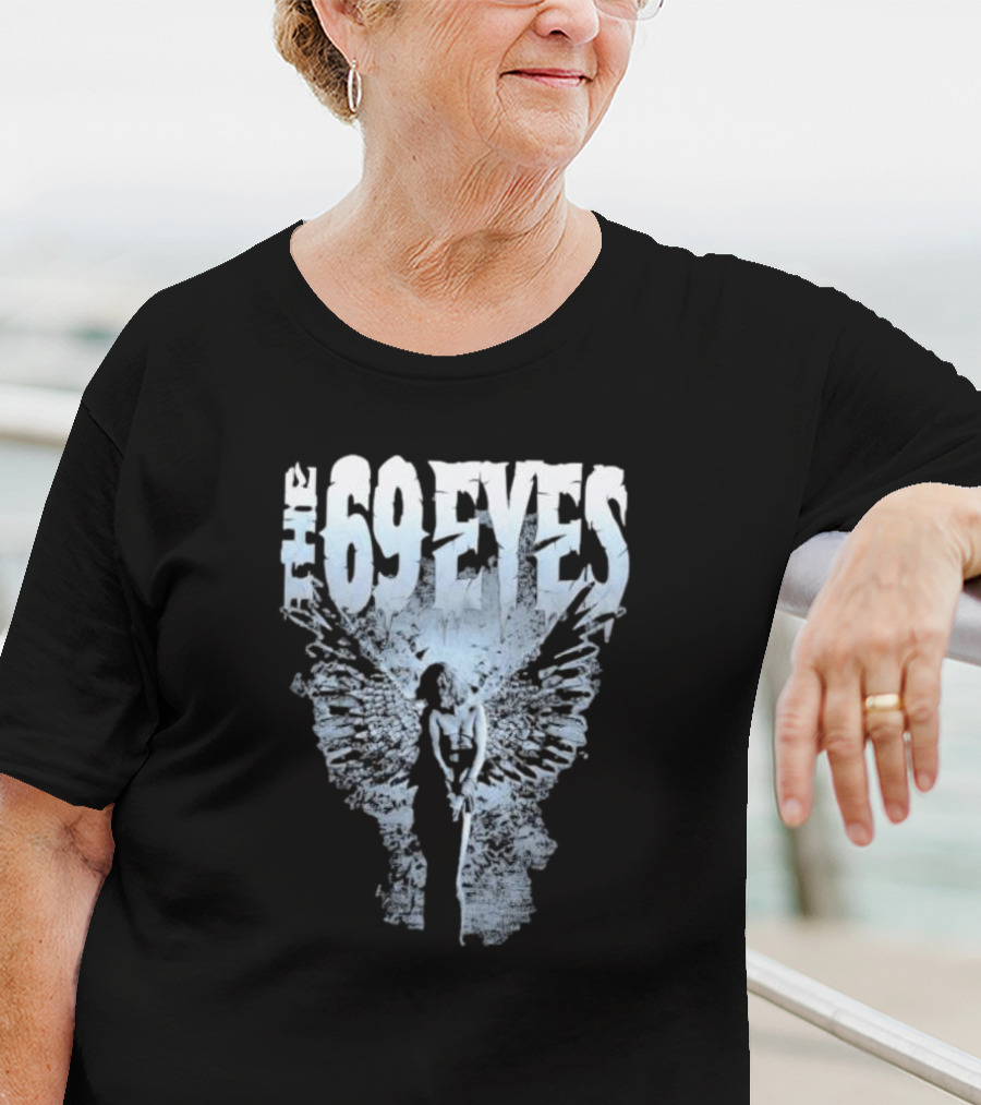 The 69 Eyes Wings Vintage Gothic Angelic T-Shirt