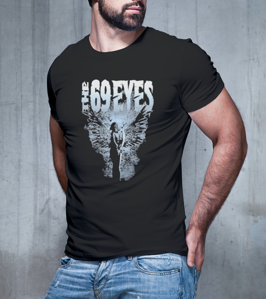 The 69 Eyes Wings Vintage Gothic Angelic T-Shirt