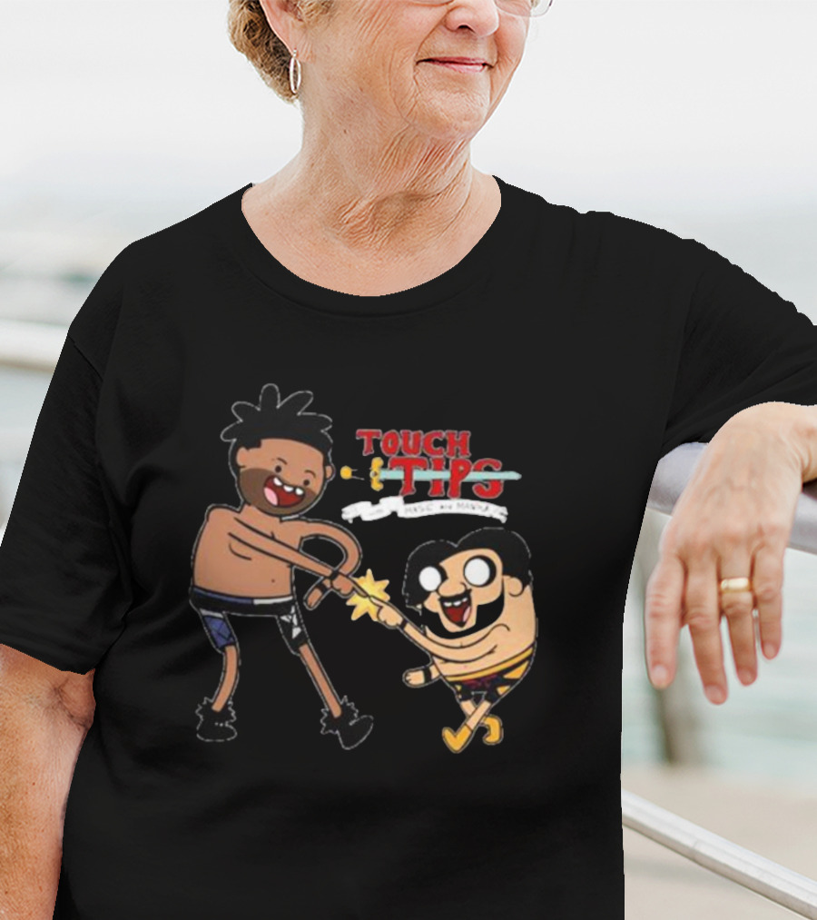 Touching Tips M Men On Mushrooms T-Shirt