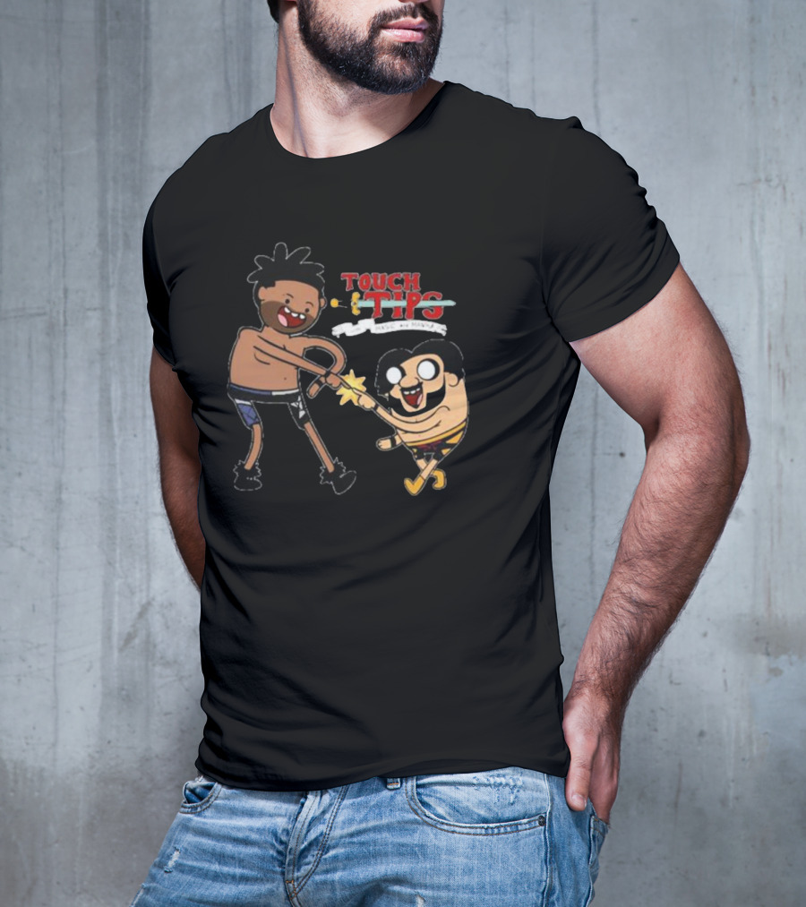 Touching Tips M Men On Mushrooms T-Shirt