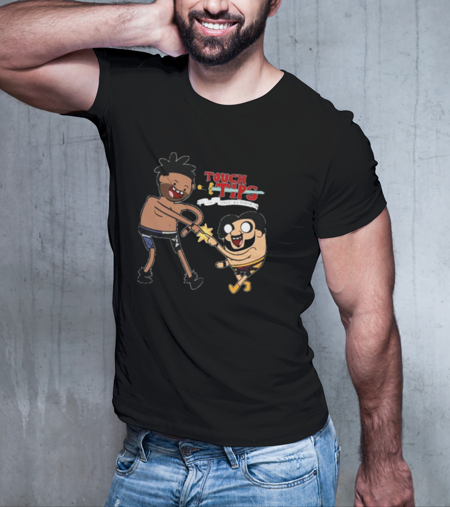 Touching Tips M Men On Mushrooms T-Shirt