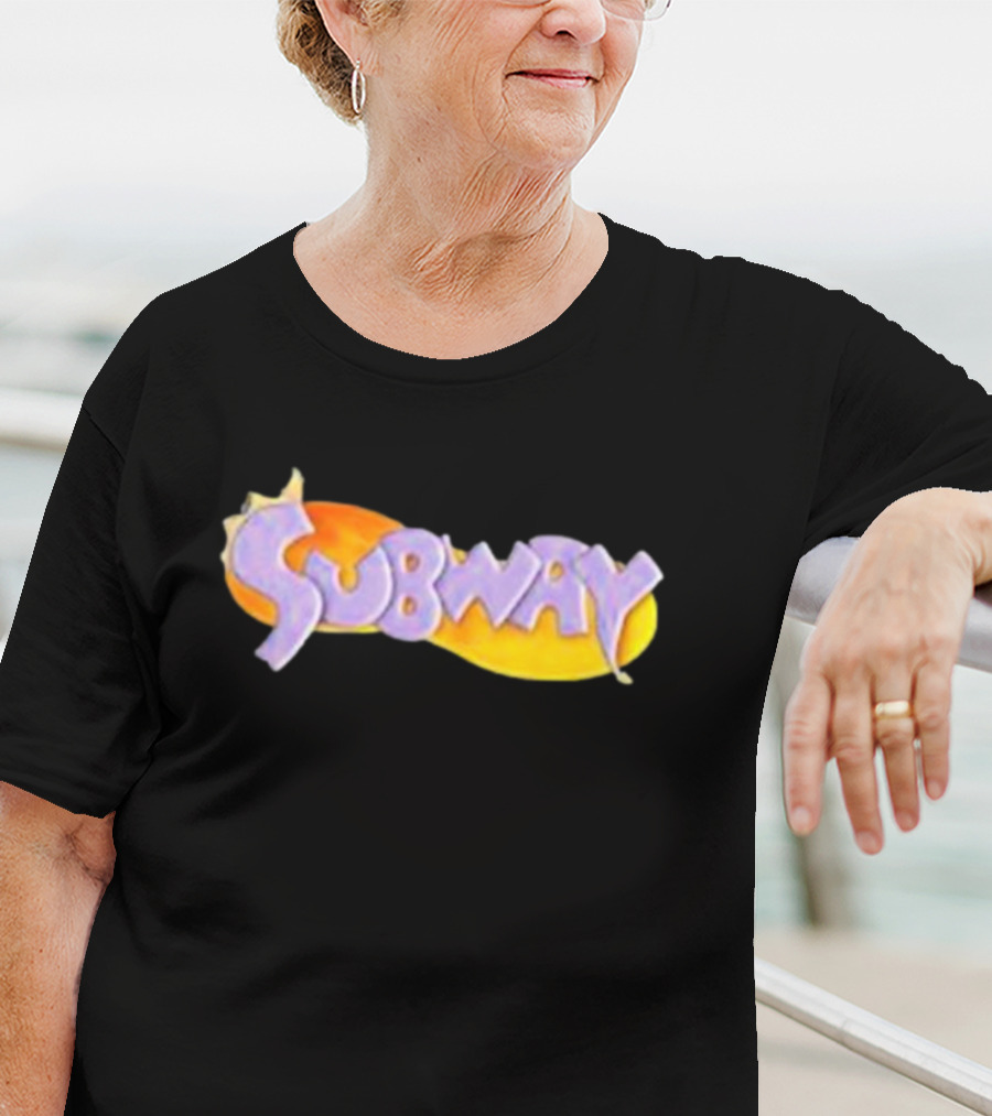 Weaponsofmassdestruction Spyro-Style Subway Logo Dragon Sandwich T-Shirt