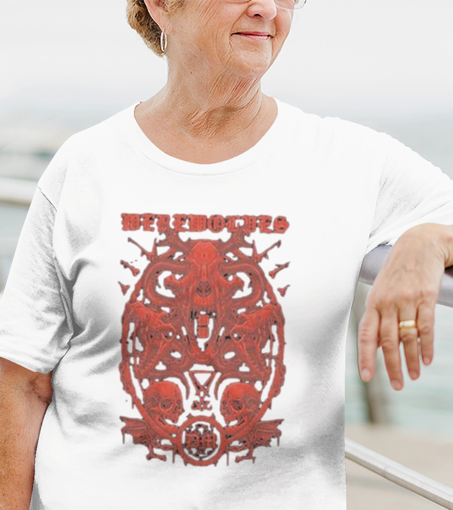 Werewolves Their Own Blood Gothic Skull And Bat T-Shirt