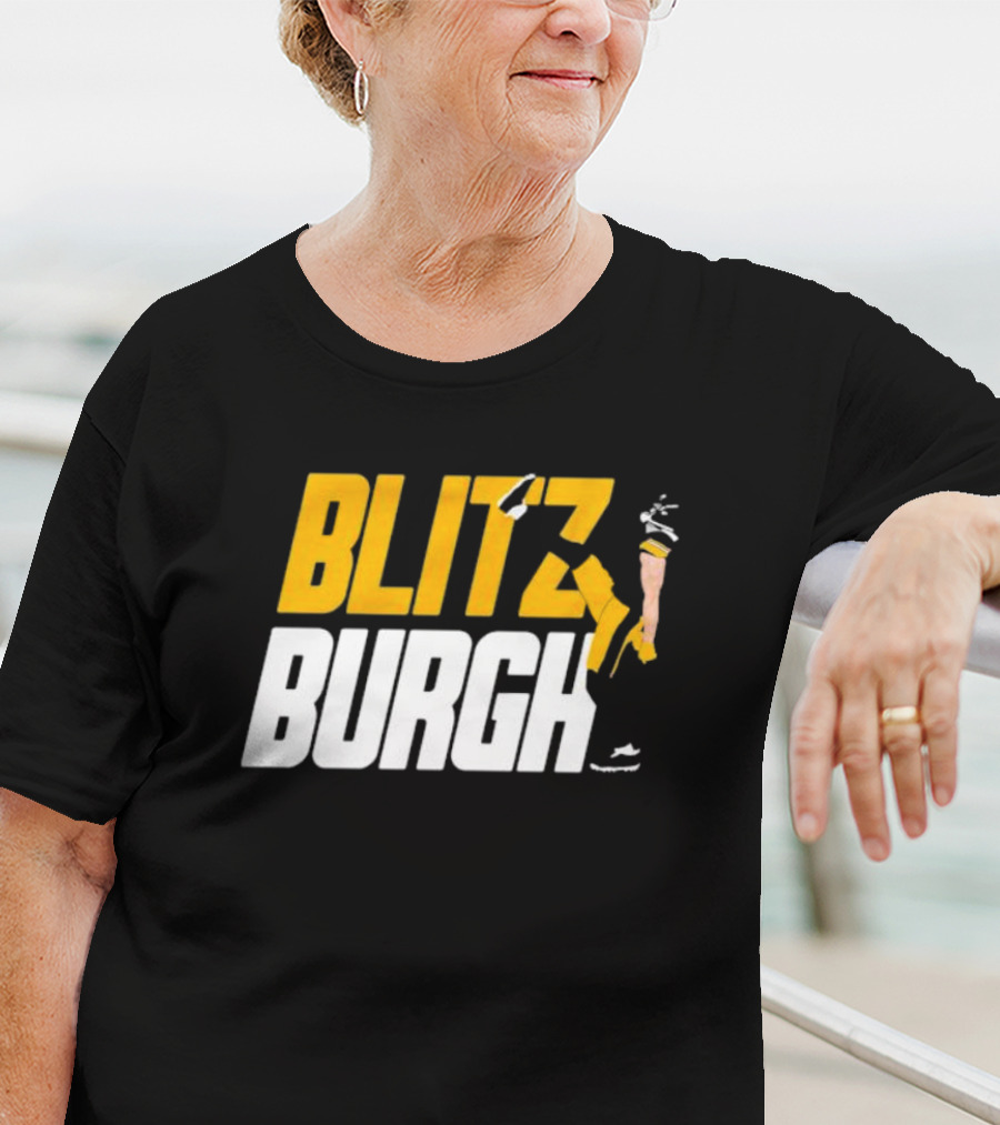 Pittsburgh Steelers Blitzburgh Kicking Action T-Shirt