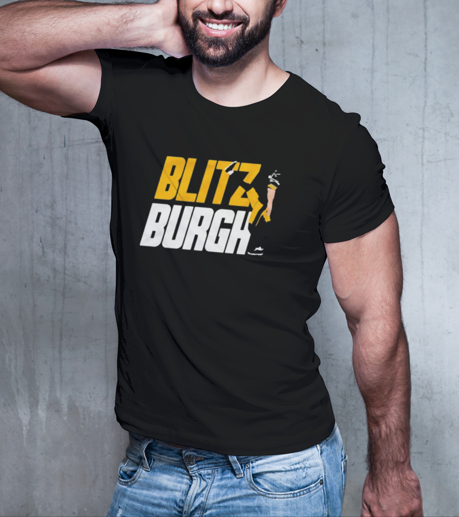 Pittsburgh Steelers Blitzburgh Kicking Action T-Shirt