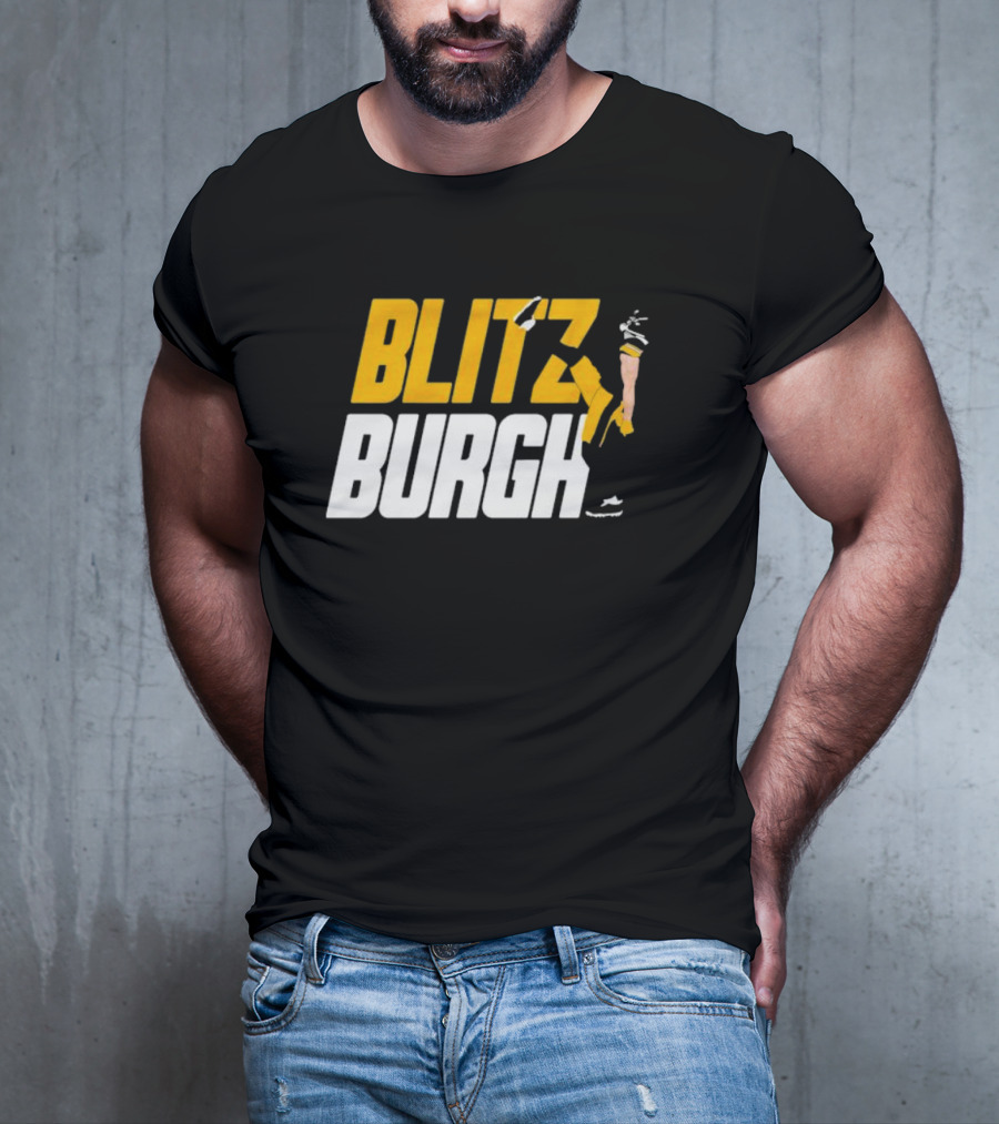 Pittsburgh Steelers Blitzburgh Kicking Action T-Shirt