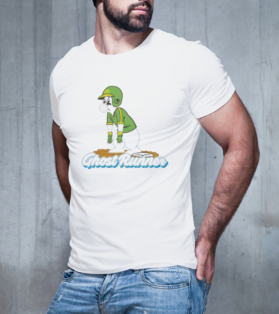 S7s Ghost Runner Baseball Player Bubblegum T-Shirt