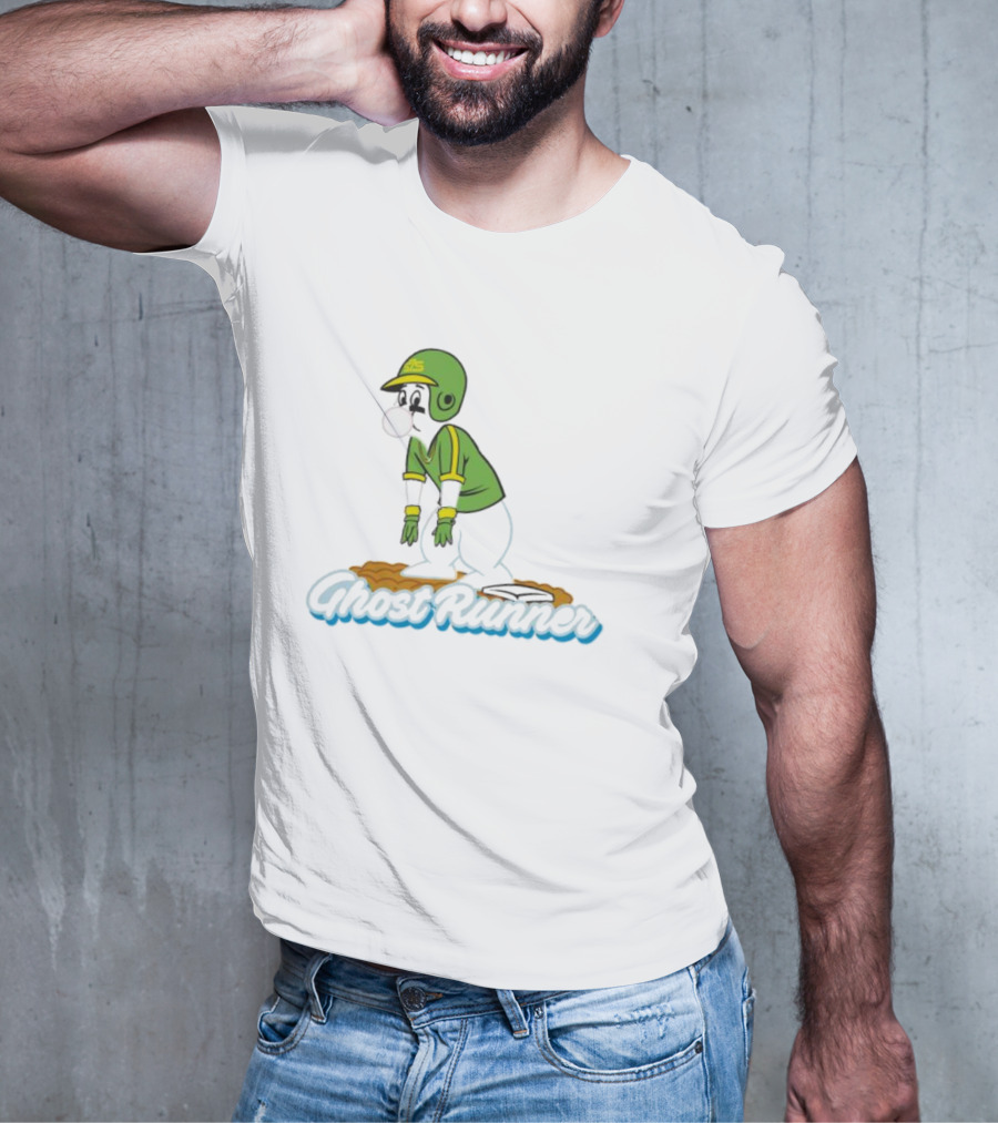 S7s Ghost Runner Baseball Player Bubblegum T-Shirt