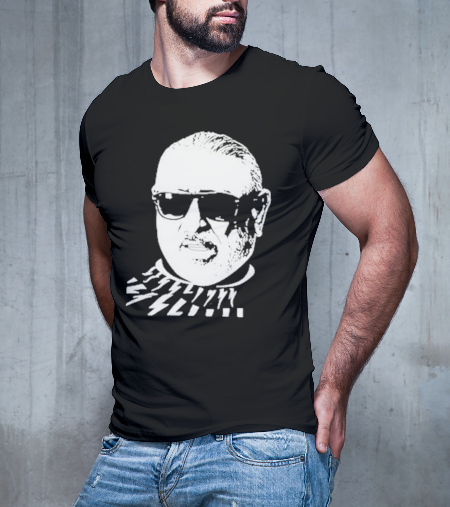 Serghei Mizil Iconic Graphic Black Sunglasses T-Shirt