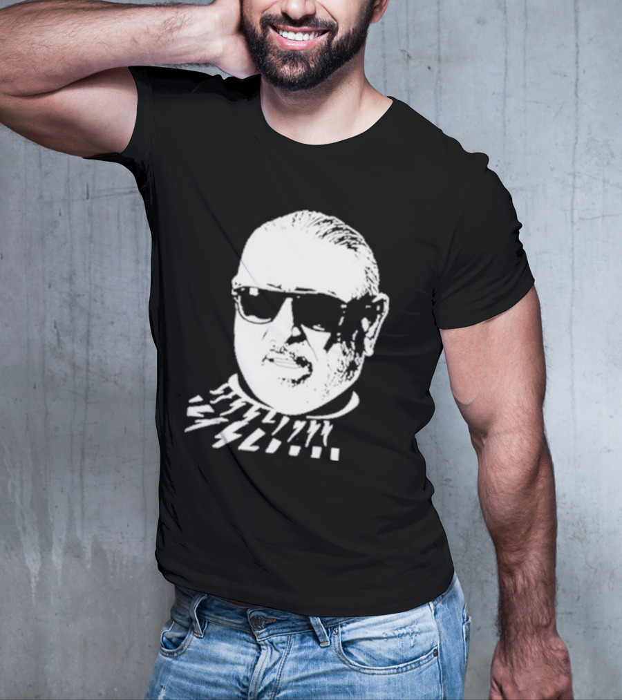 Serghei Mizil Iconic Graphic Black Sunglasses T-Shirt
