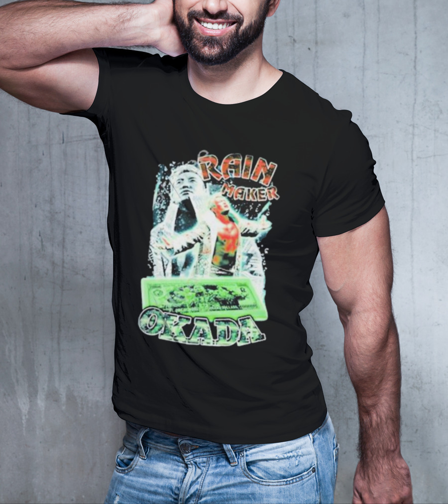 Rainmaker Kazuchika Okada Silvamore Dollar Bill T-Shirt