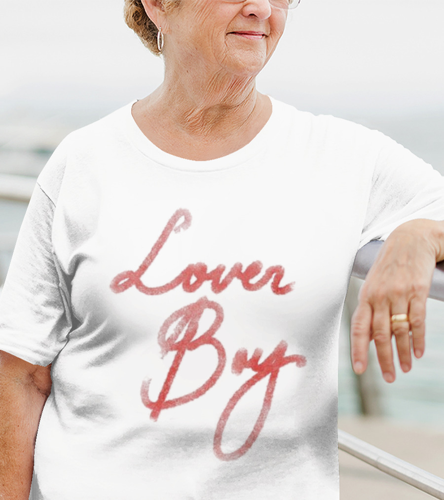 Lover Boy Red Script T-Shirt