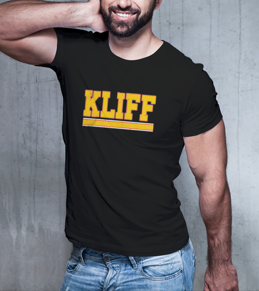 USC Trojans Kliff Kingsbury Bold Font Yellow T-Shirt