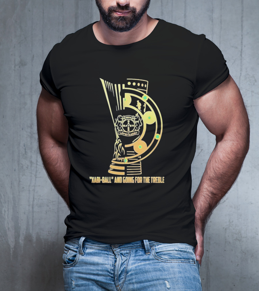 Bayer Leverkusen 1904 Xabi-Ball And Going For The Treble T-Shirt