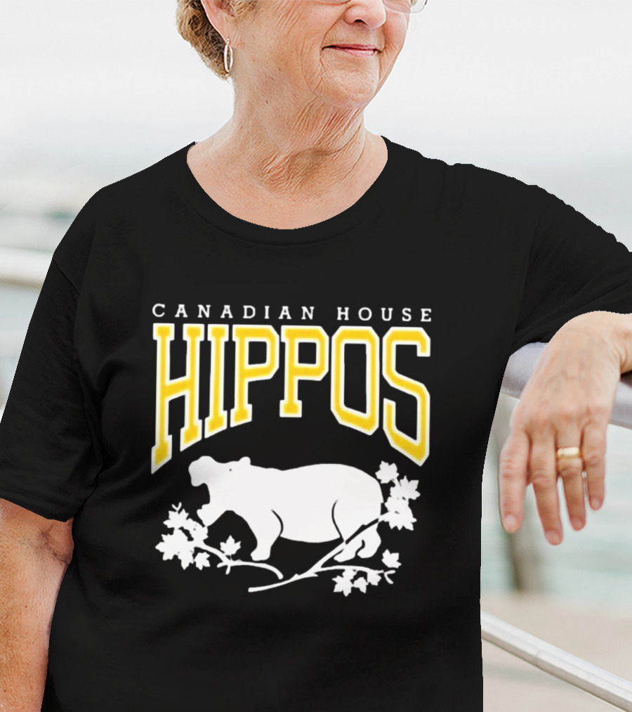 Canadian House Hippos Maple Leaf T-Shirt