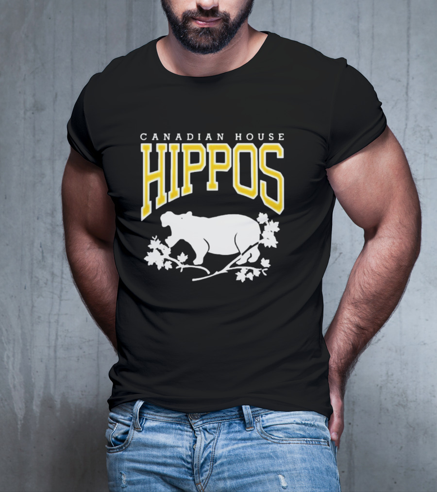 Canadian House Hippos Maple Leaf T-Shirt