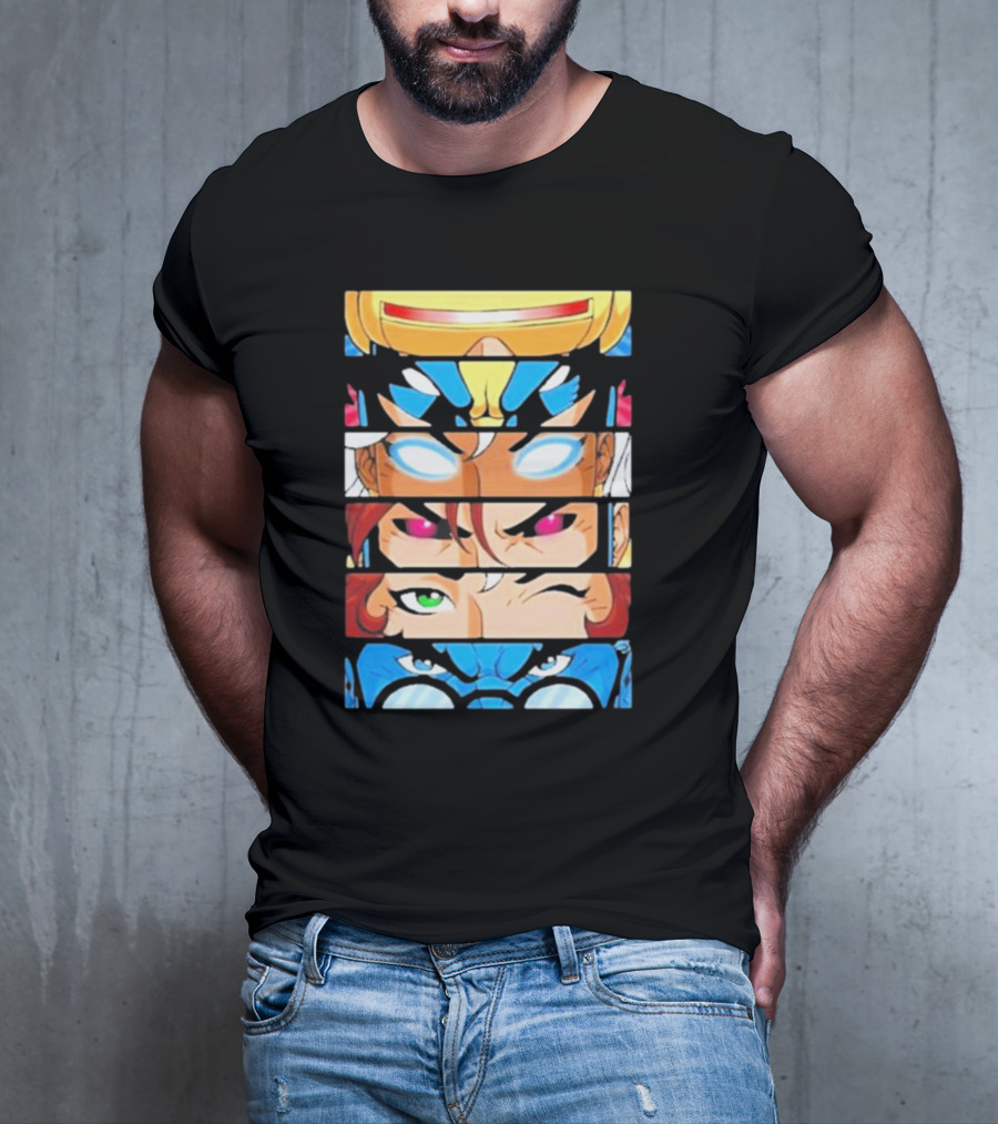 Jax Briggs X-Men97 Cyclops Wolverine Storm Jean Grey Beast Eyes T-Shirt