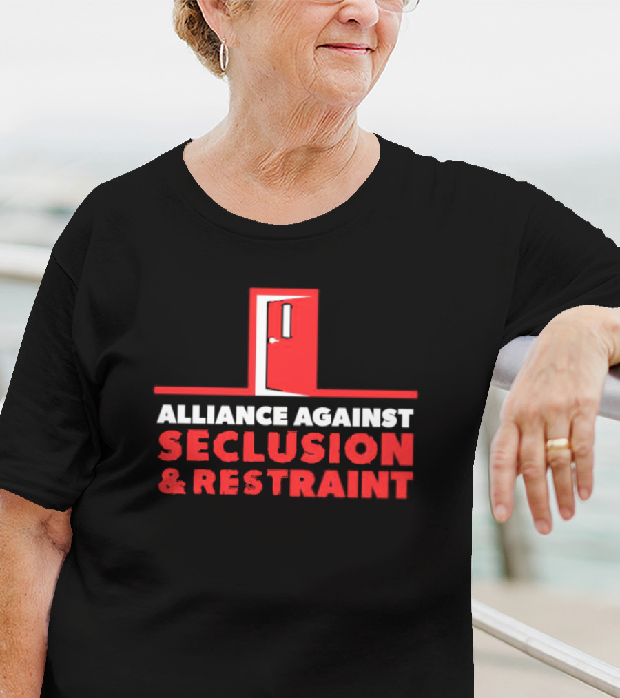 Alliance Against Seclusion And Restraint Red Door T-Shirt